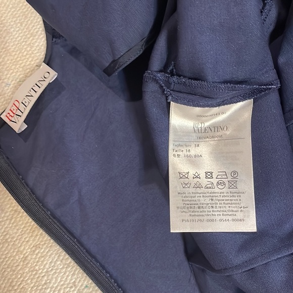 Red Valentino Sleeveless Wrap  Runway/Formal Dress Junior’s 38 - Picture 9 of 11